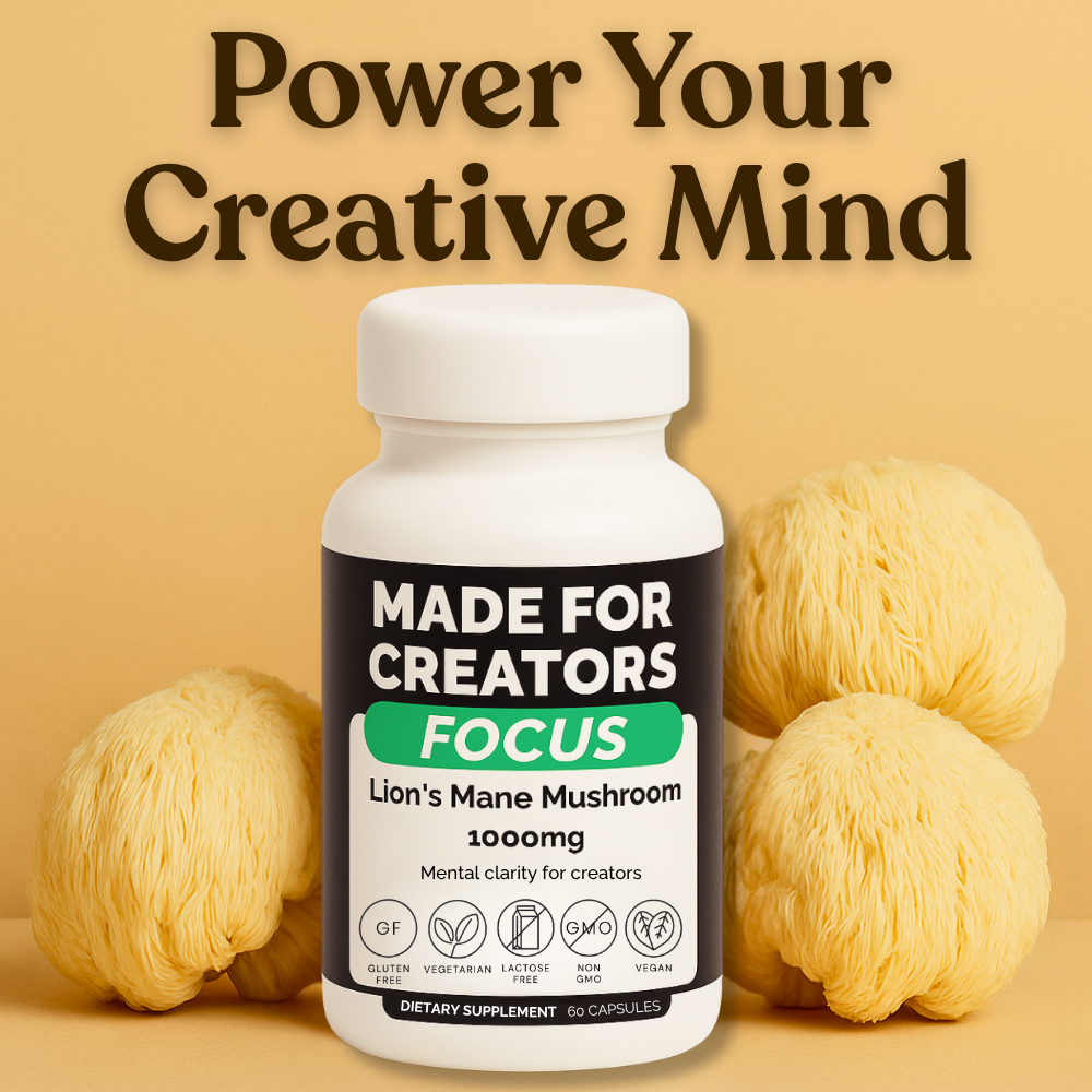 FOCUS – Organic Lion’s Mane Mushroom Capsules