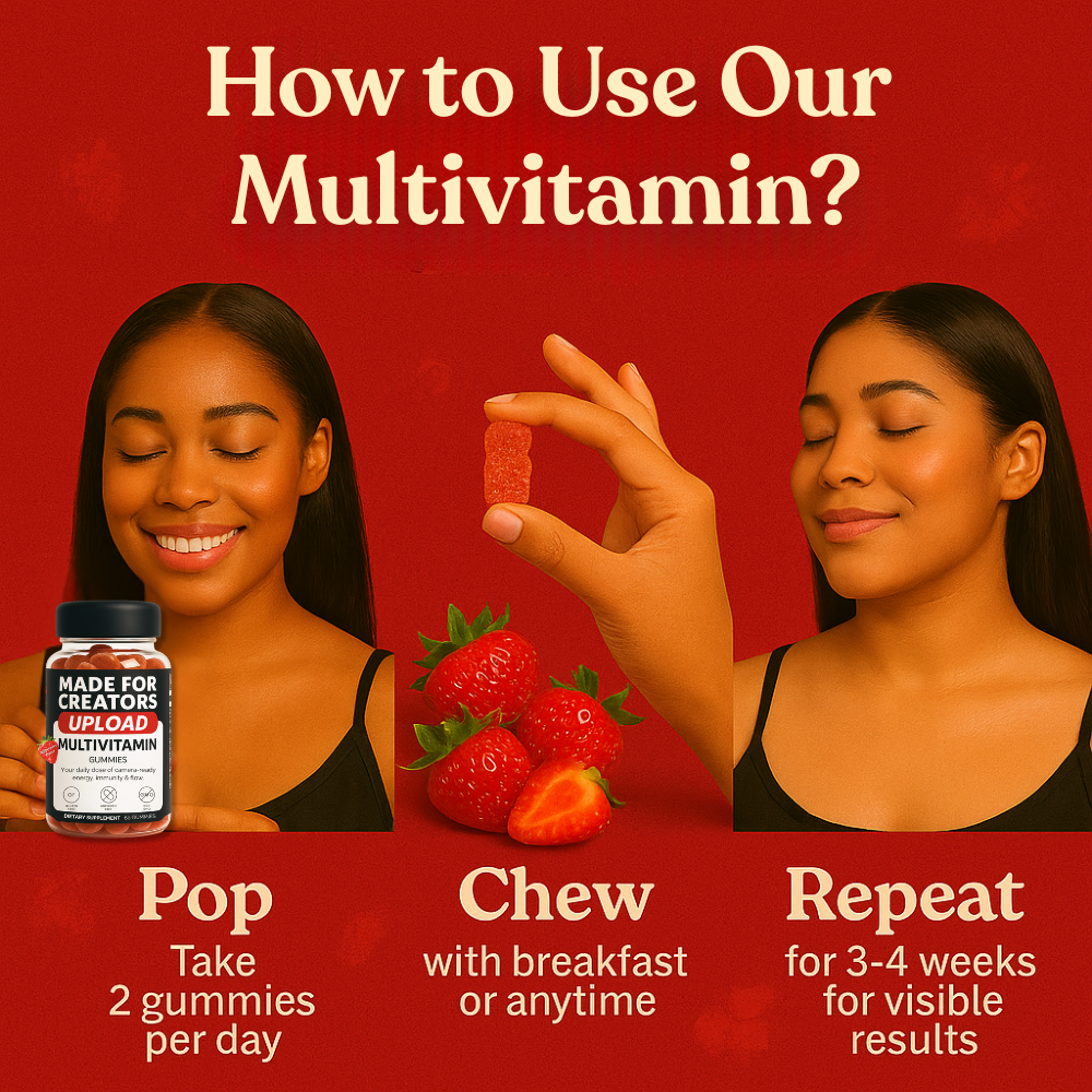 UPLOAD - Multivitamin Gummies for Creators