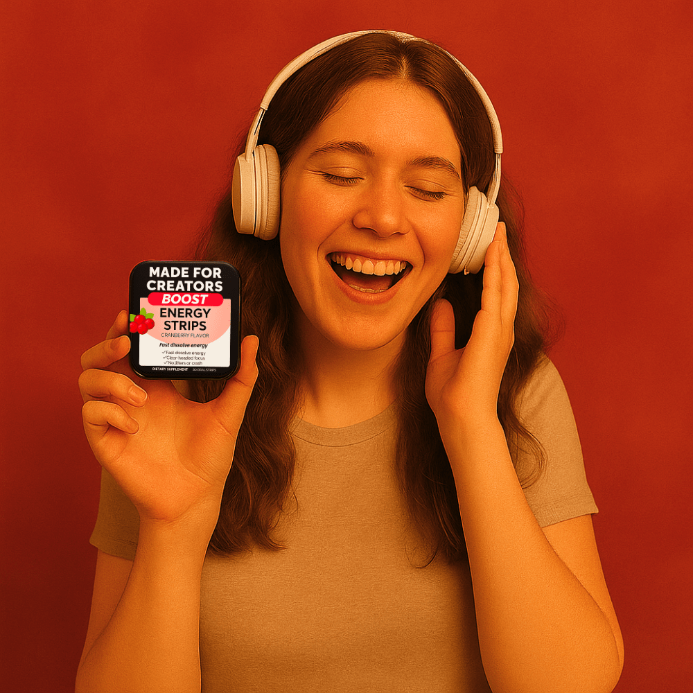 BOOST β Energy Strips for Creators - Made For Creators