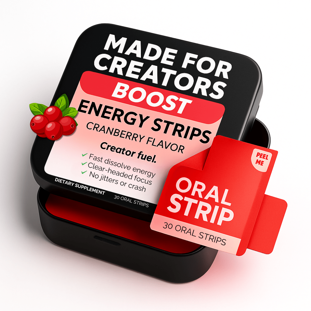 BOOST β Energy Strips for Creators - Made For Creators
