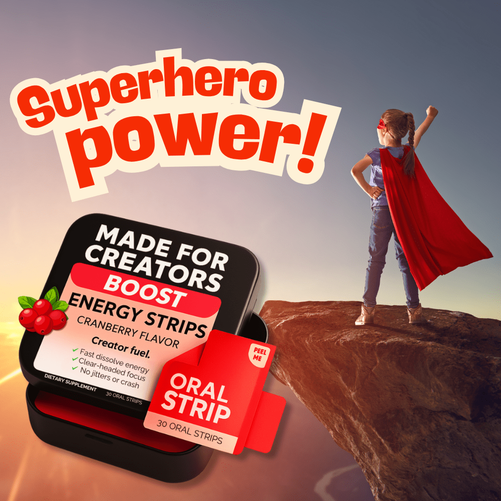 BOOST β Energy Strips for Creators - Made For Creators