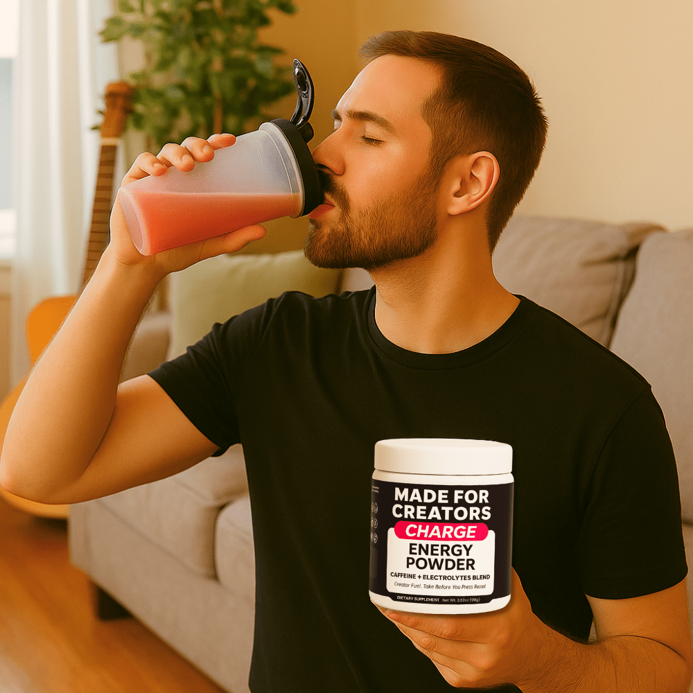 CHARGE – Clean Energy + Focus (Lychee Splash) - Made For Creators