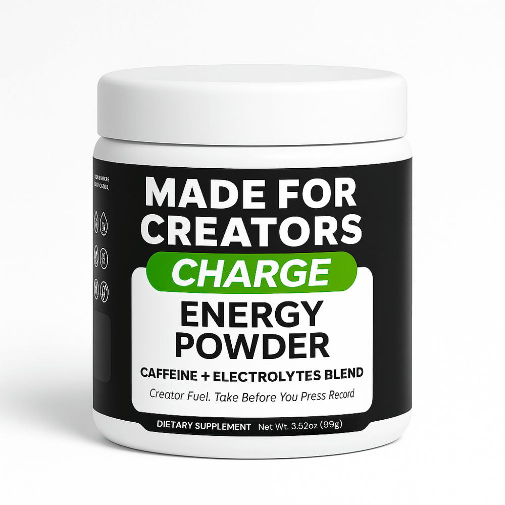 CHARGE – Energy Powder for Creators (Fruit Punch) - Made For Creators