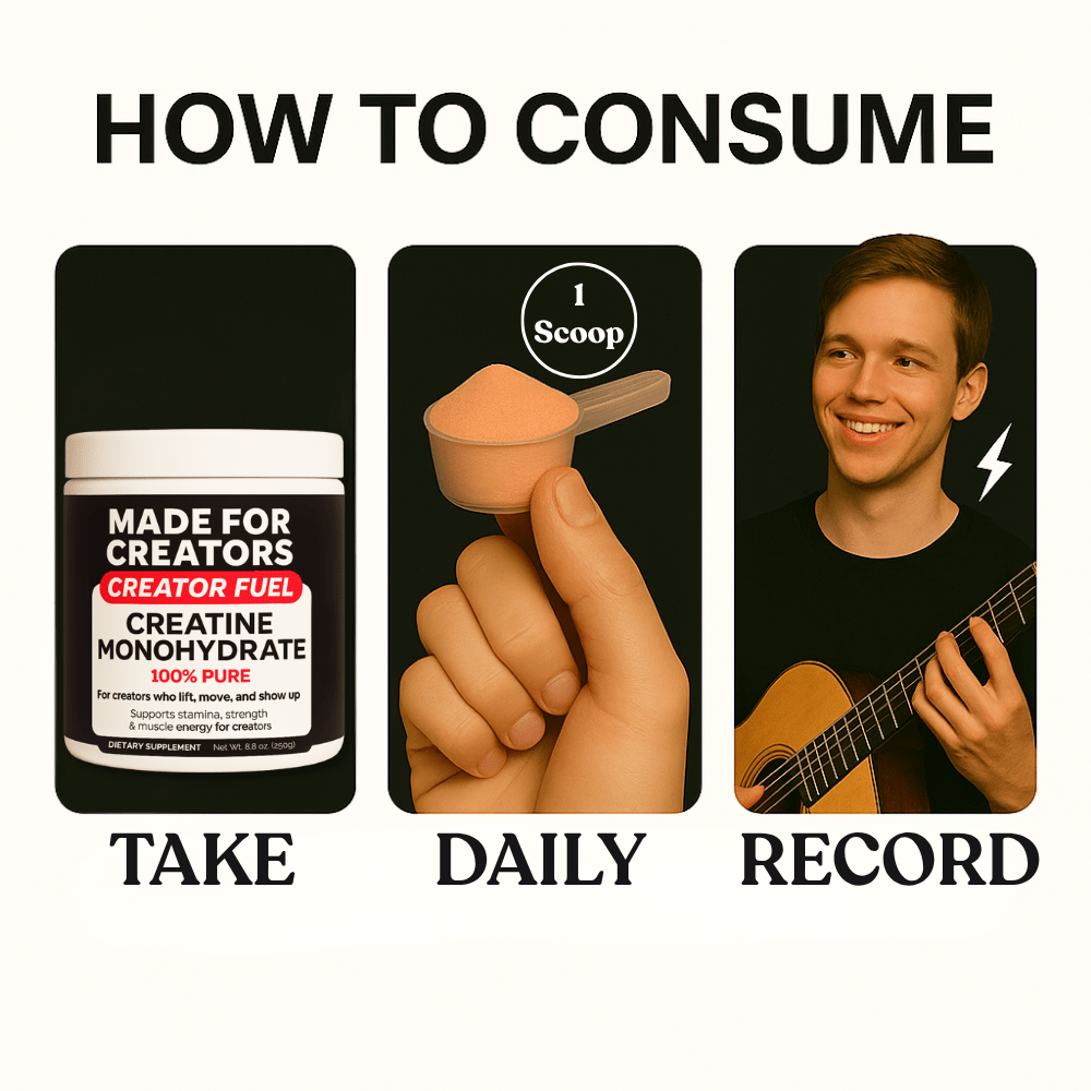 CREATOR FUEL – Pure Creatine Monohydrate - Made For Creators