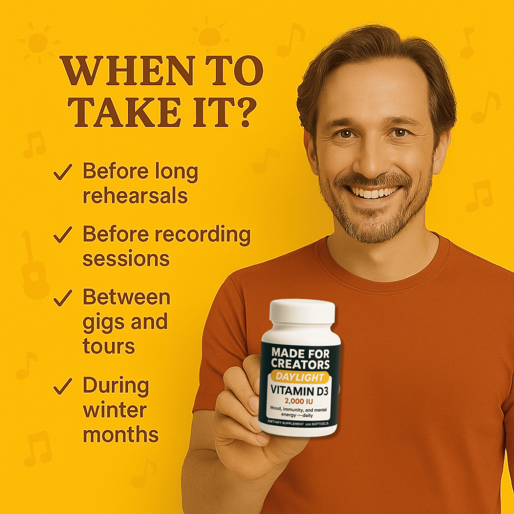 DAYLIGHT β Vitamin D3 for Creators - Made For Creators