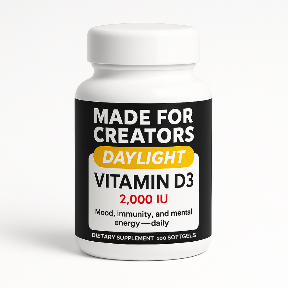 DAYLIGHT β Vitamin D3 for Creators - Made For Creators