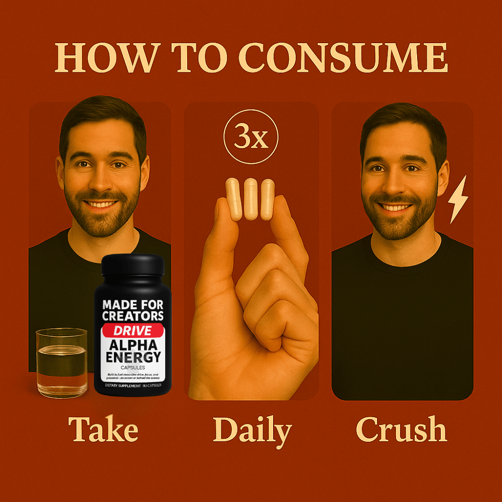 DRIVE – Energy Boost for Creators - Made For Creators