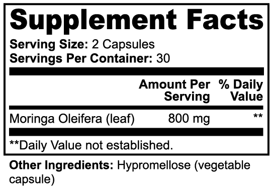 GREENS ā Moringa Capsules for Creators - Made For Creators