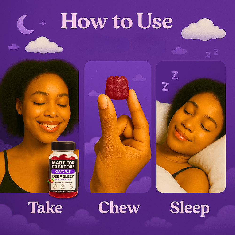 OFFLINE β Sleep Gummies for Creators - Made For Creators