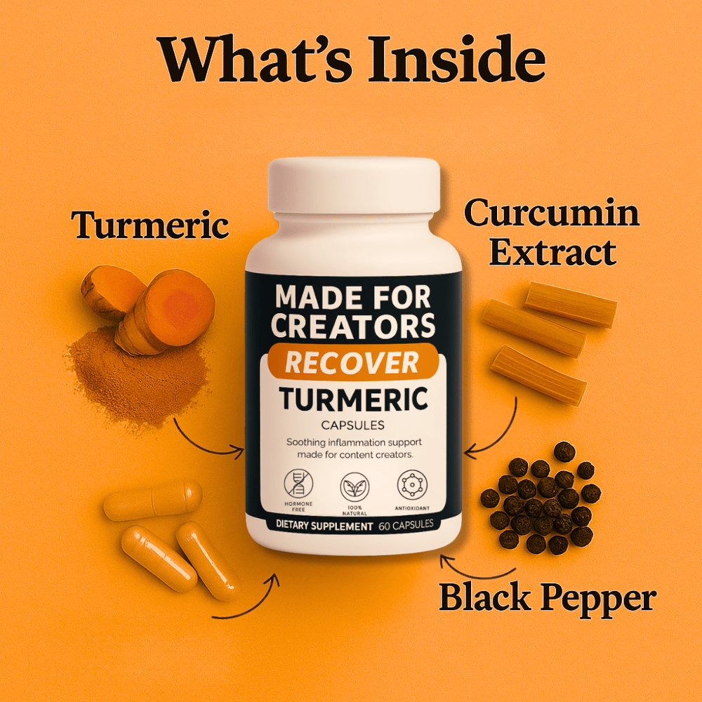 RECOVER – Turmeric for Creators - Made For Creators
