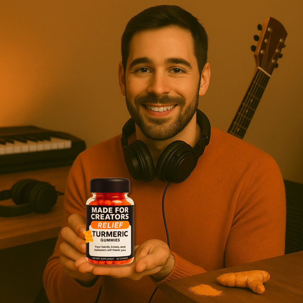 RELIEF – Recovery Gummies with Turmeric - Made For Creators