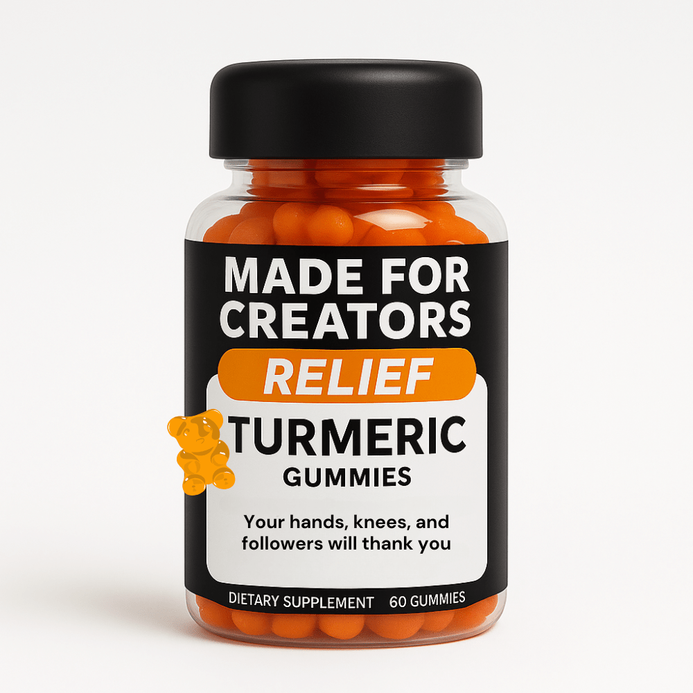 RELIEF – Recovery Gummies with Turmeric - Made For Creators