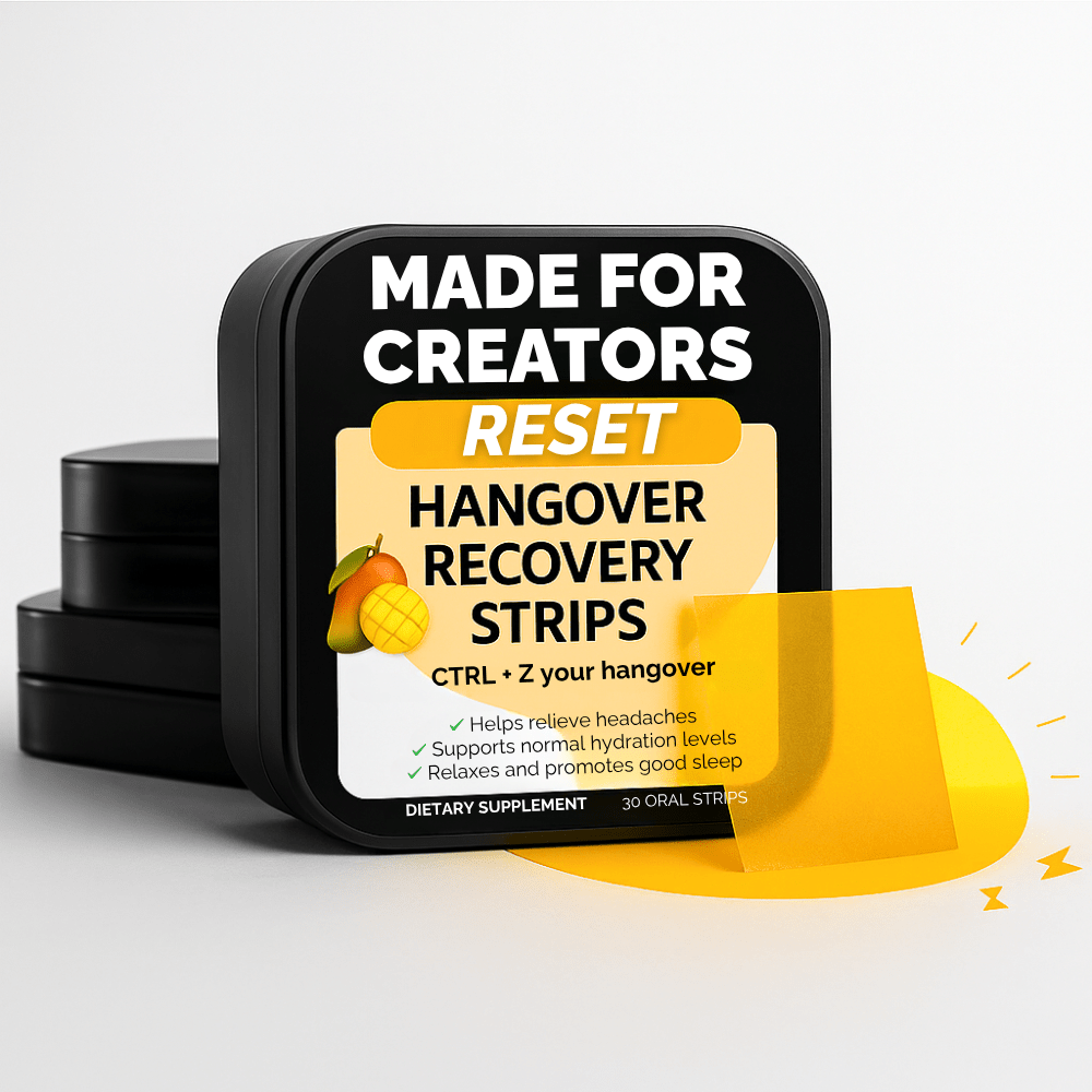 RESET β Hangover Strips for Creators - Made For Creators