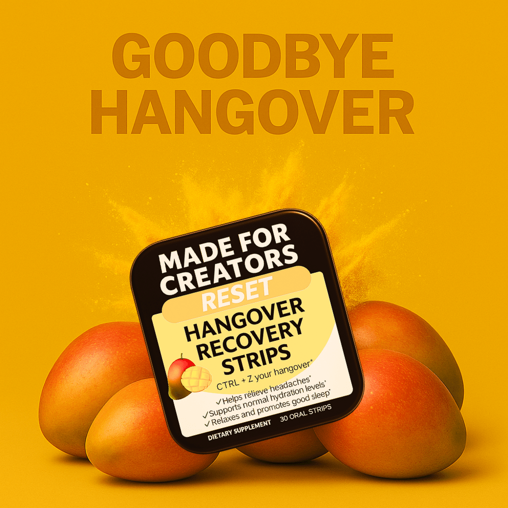 RESET β Hangover Strips for Creators - Made For Creators