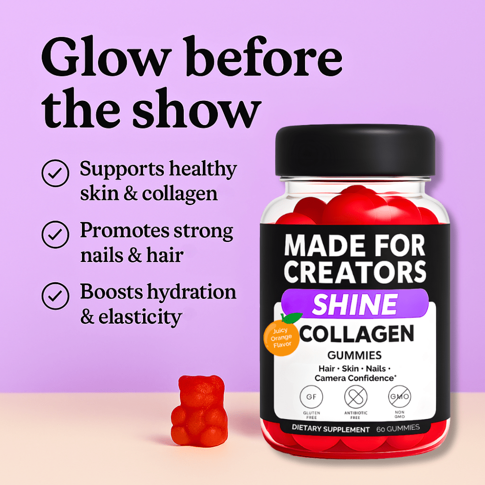 SHINE – Collagen Gummies for Creators - Made For Creators