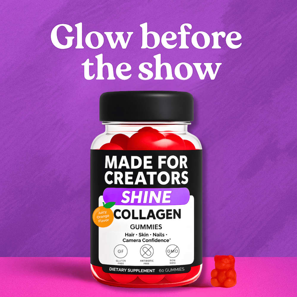 SHINE – Collagen Gummies for Creators - Made For Creators