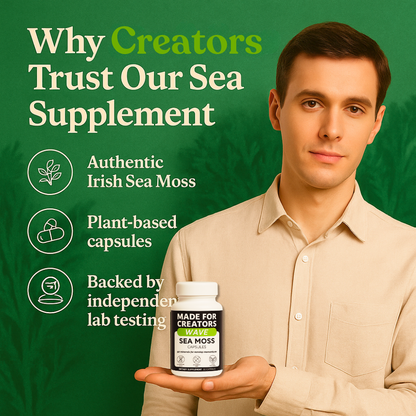 WAVE – Sea Moss Capsules for Creators