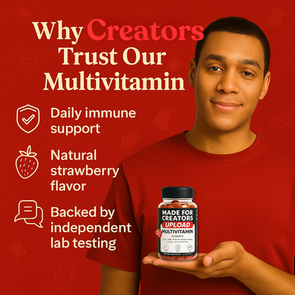 UPLOAD - Multivitamin Gummies for Creators
