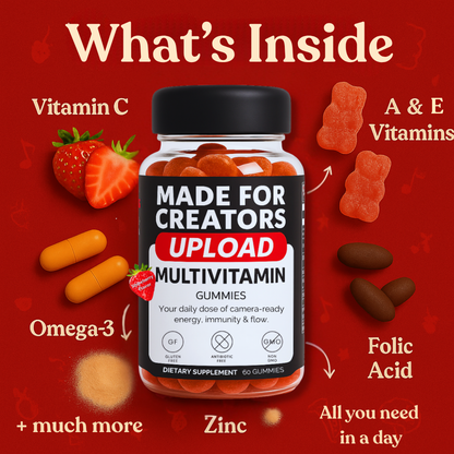 UPLOAD - Multivitamin Gummies for Creators