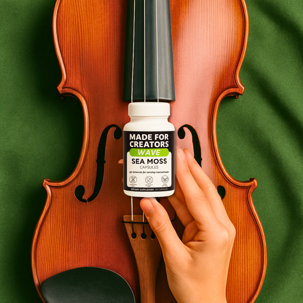 WAVE – Sea Moss Capsules for Creators