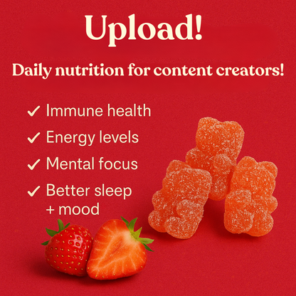 UPLOAD - Multivitamin Gummies for Creators