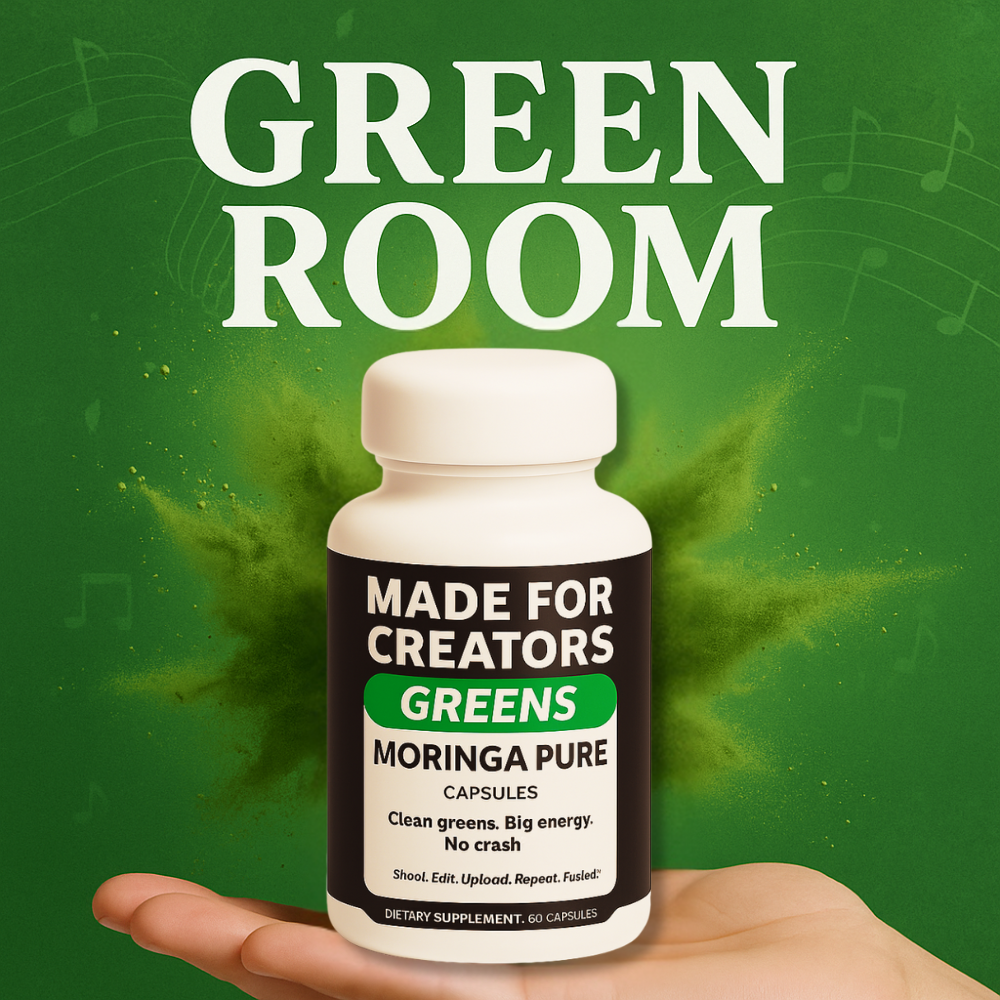 GREENS – Moringa Capsules for Creators
