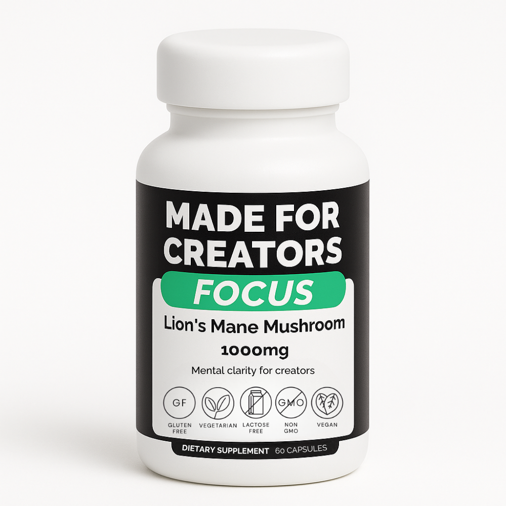 FOCUS – Organic Lion’s Mane Mushroom Capsules