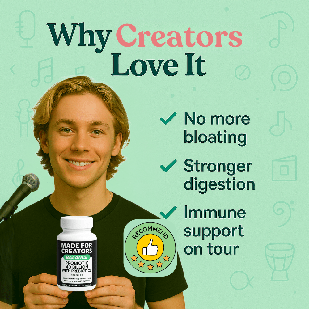 BALANCE – Probiotic Capsules for Creators - Made For Creators