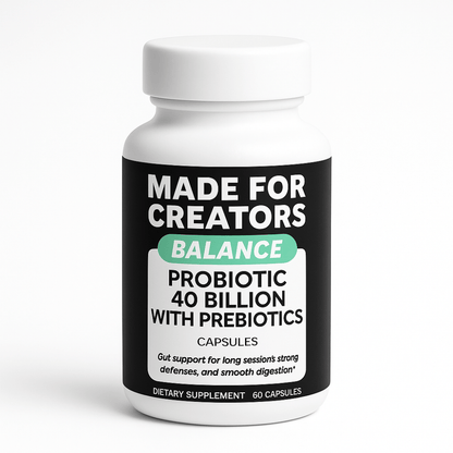 BALANCE – Probiotic Capsules for Creators - Made For Creators