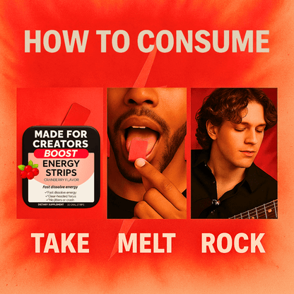 BOOST – Energy Strips for Creators - Made For Creators