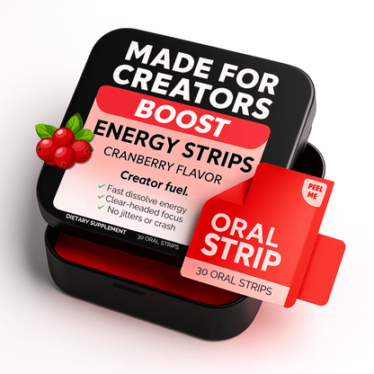BOOST – Energy Strips for Creators - Made For Creators