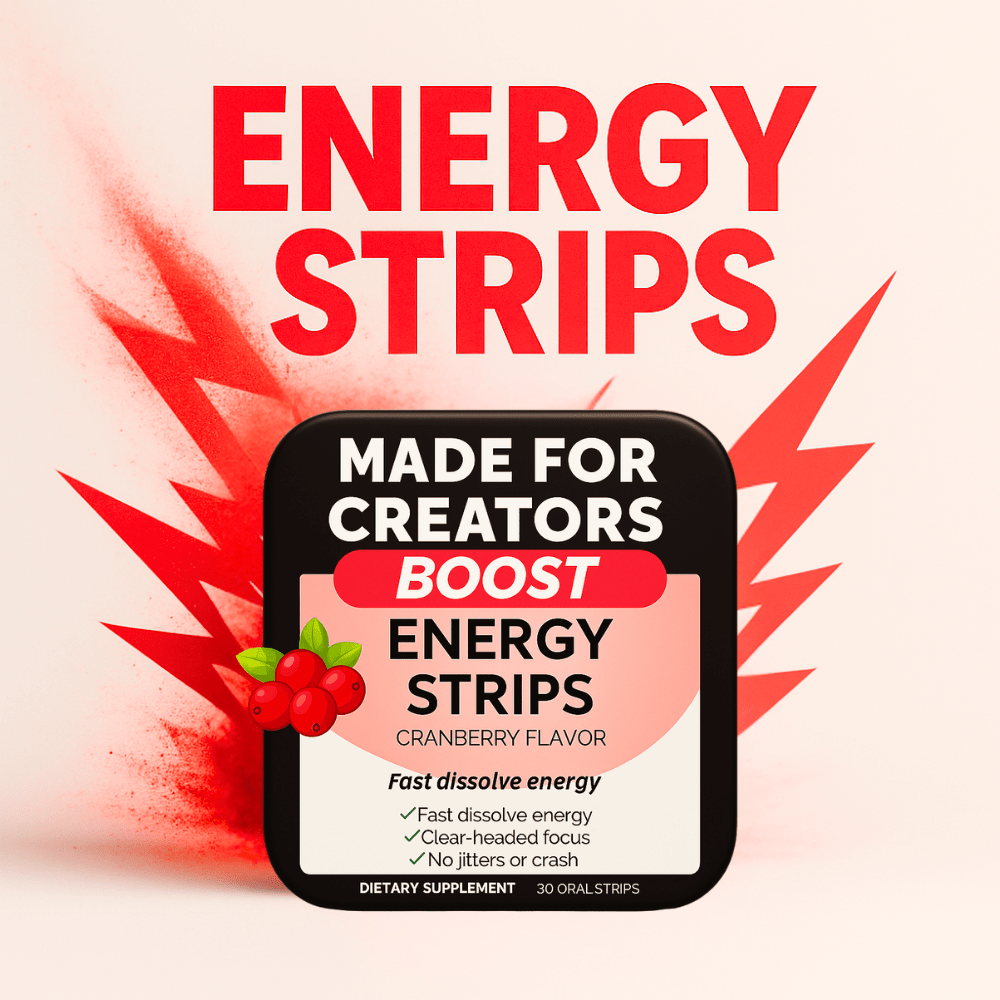BOOST – Energy Strips for Creators - Made For Creators