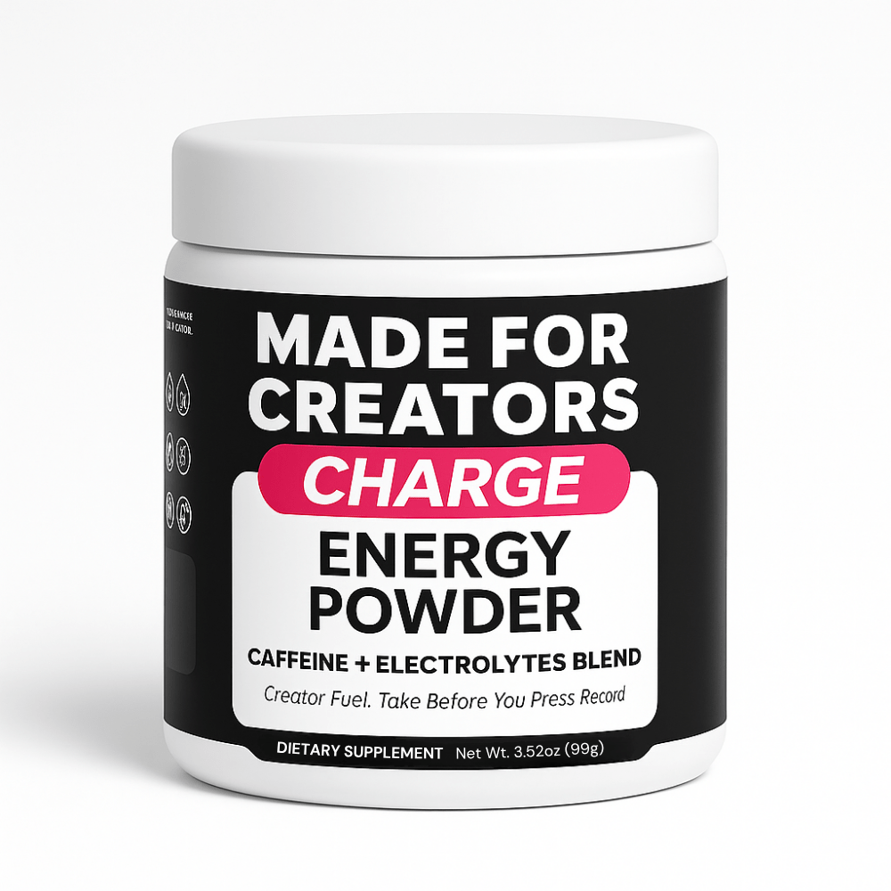 CHARGE – Clean Energy + Focus (Lychee Splash) - Made For Creators