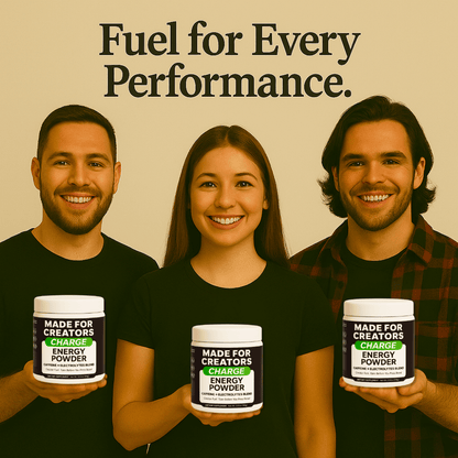CHARGE – Energy Powder for Creators (Fruit Punch) - Made For Creators
