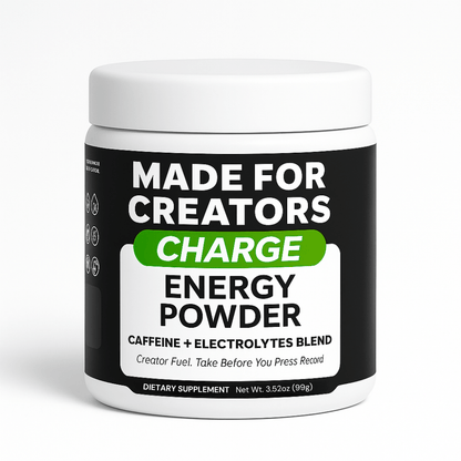 CHARGE – Energy Powder for Creators (Fruit Punch) - Made For Creators