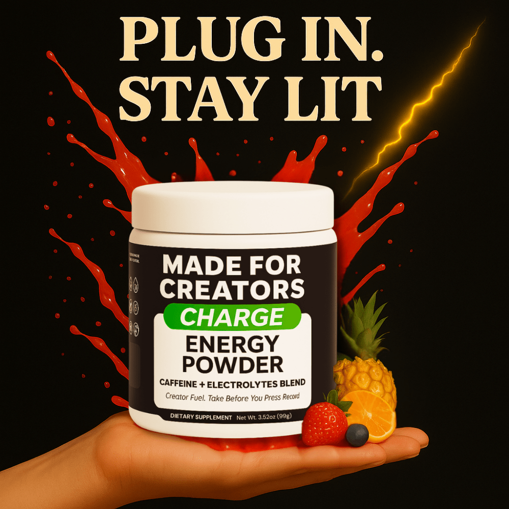 CHARGE – Energy Powder for Creators (Fruit Punch) - Made For Creators