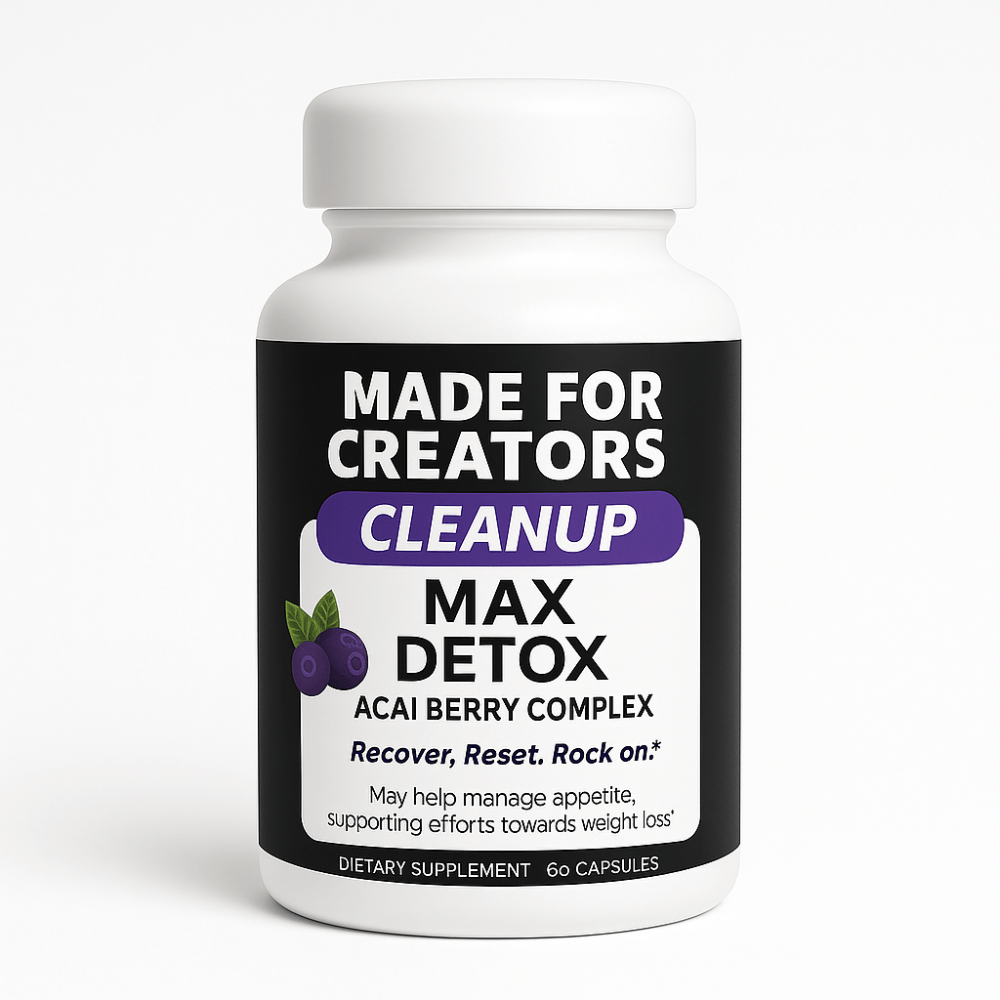 CLEANUP – Detox Capsules for Creators - Made For Creators