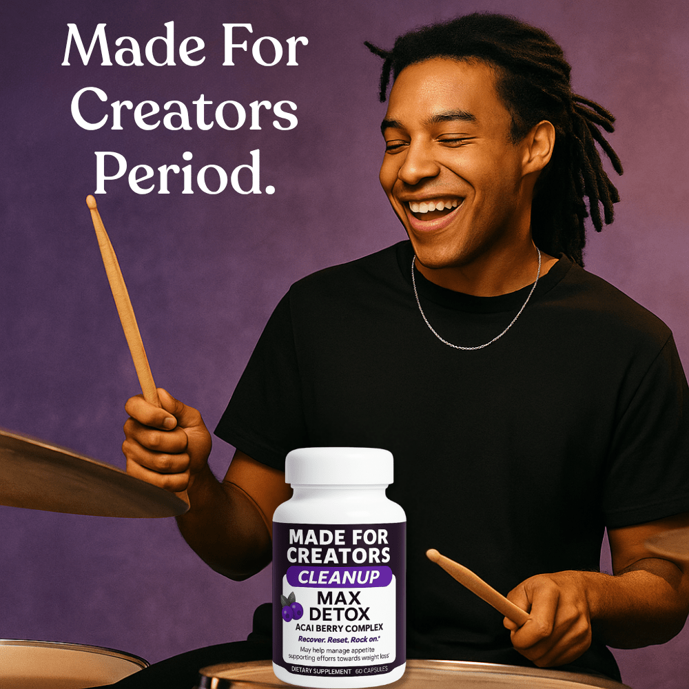 CLEANUP – Detox Capsules for Creators - Made For Creators