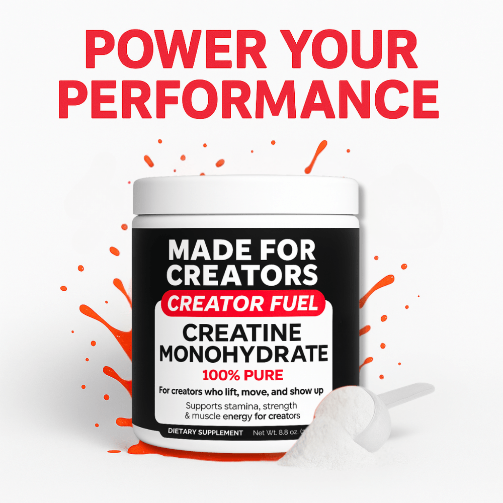 CREATOR FUEL – Pure Creatine Monohydrate - Made For Creators