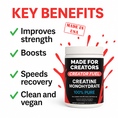 CREATOR FUEL – Pure Creatine Monohydrate - Made For Creators