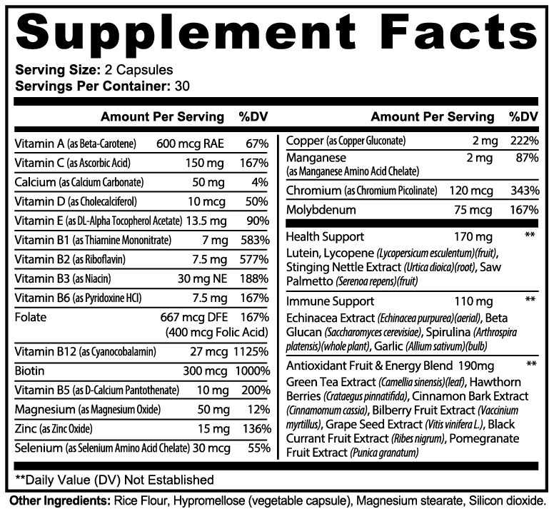 DAILY - Complete Multivitamin fro Creators - Made For Creators