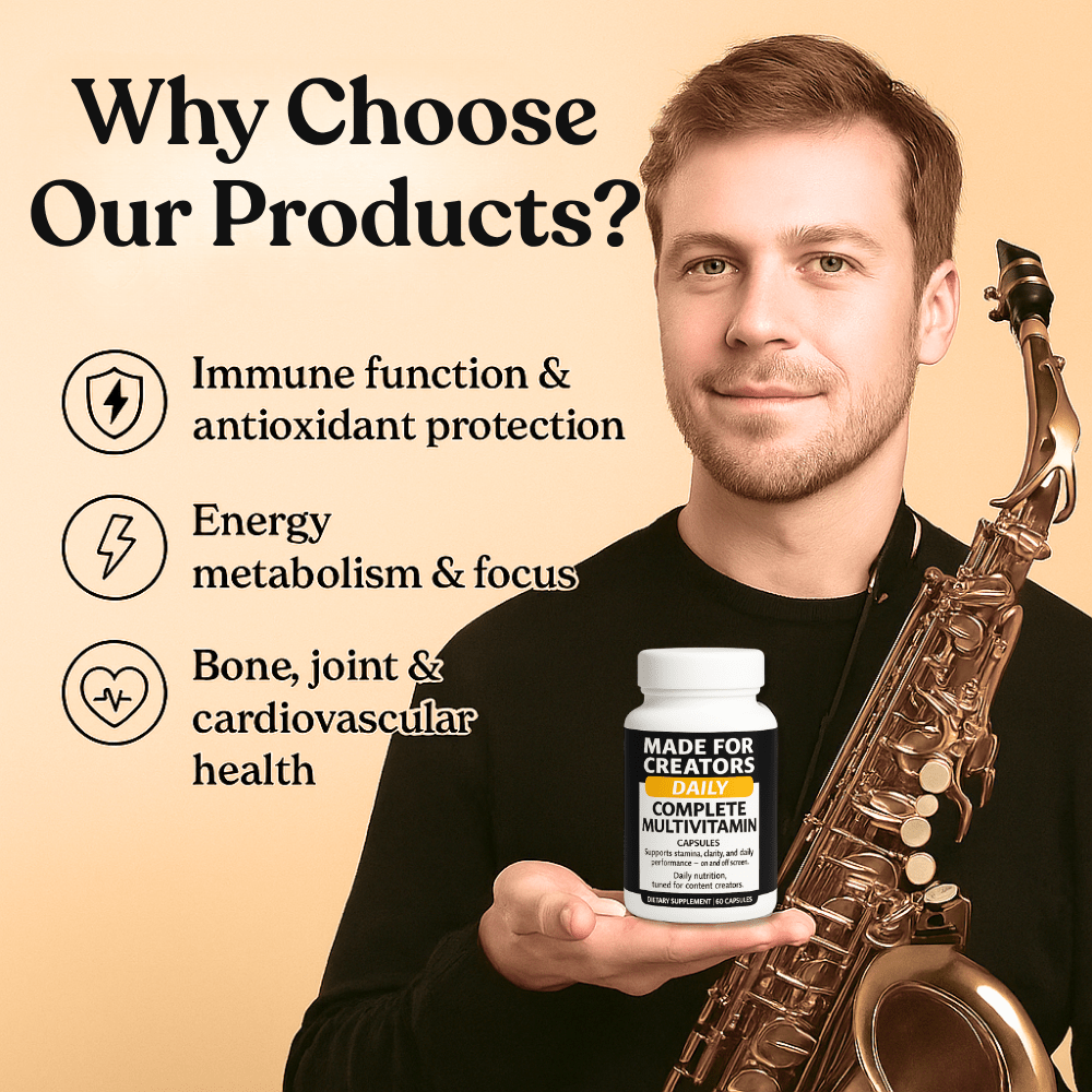 DAILY - Complete Multivitamin fro Creators - Made For Creators