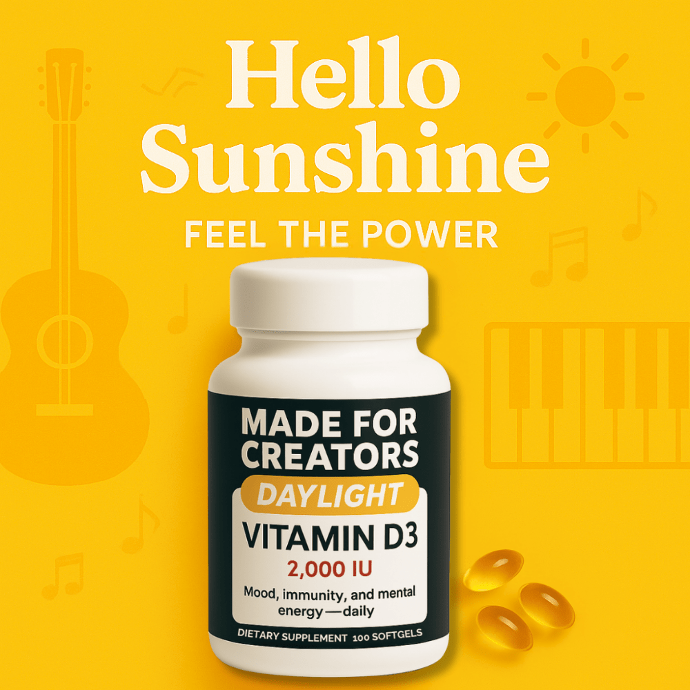 DAYLIGHT – Vitamin D3 for Creators - Made For Creators