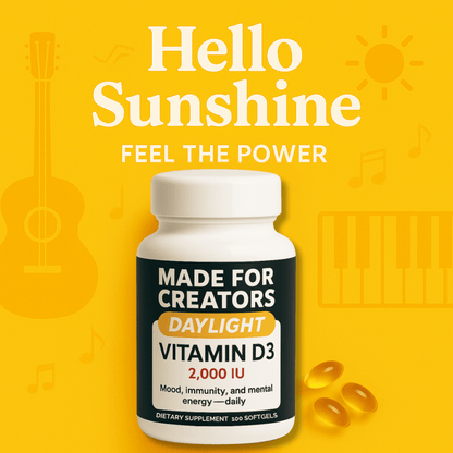 DAYLIGHT – Vitamin D3 for Creators - Made For Creators