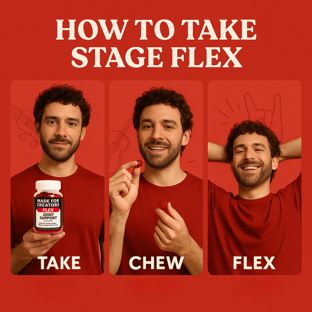 FLEX – Joint Gummies for Creators - Made For Creators