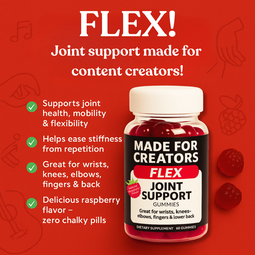 FLEX – Joint Gummies for Creators - Made For Creators