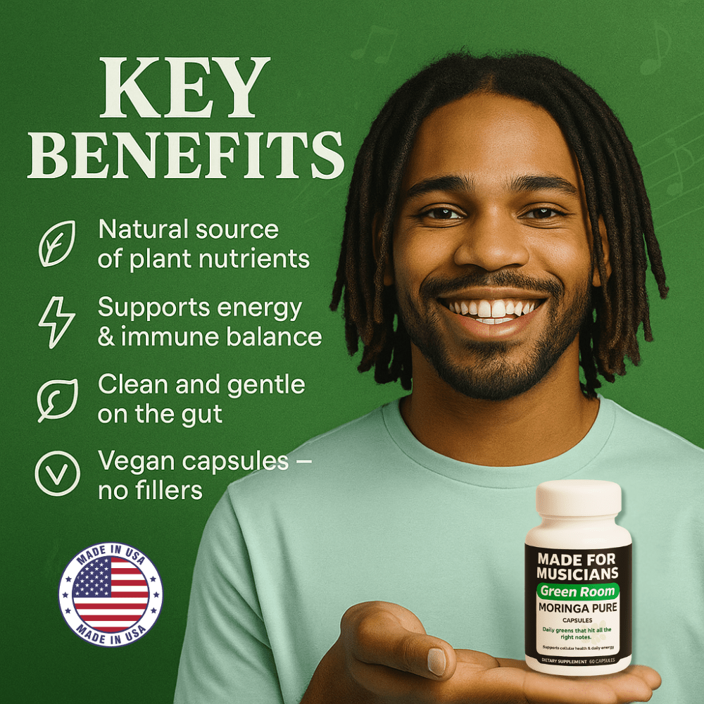 GREENS – Moringa Capsules for Creators - Made For Creators