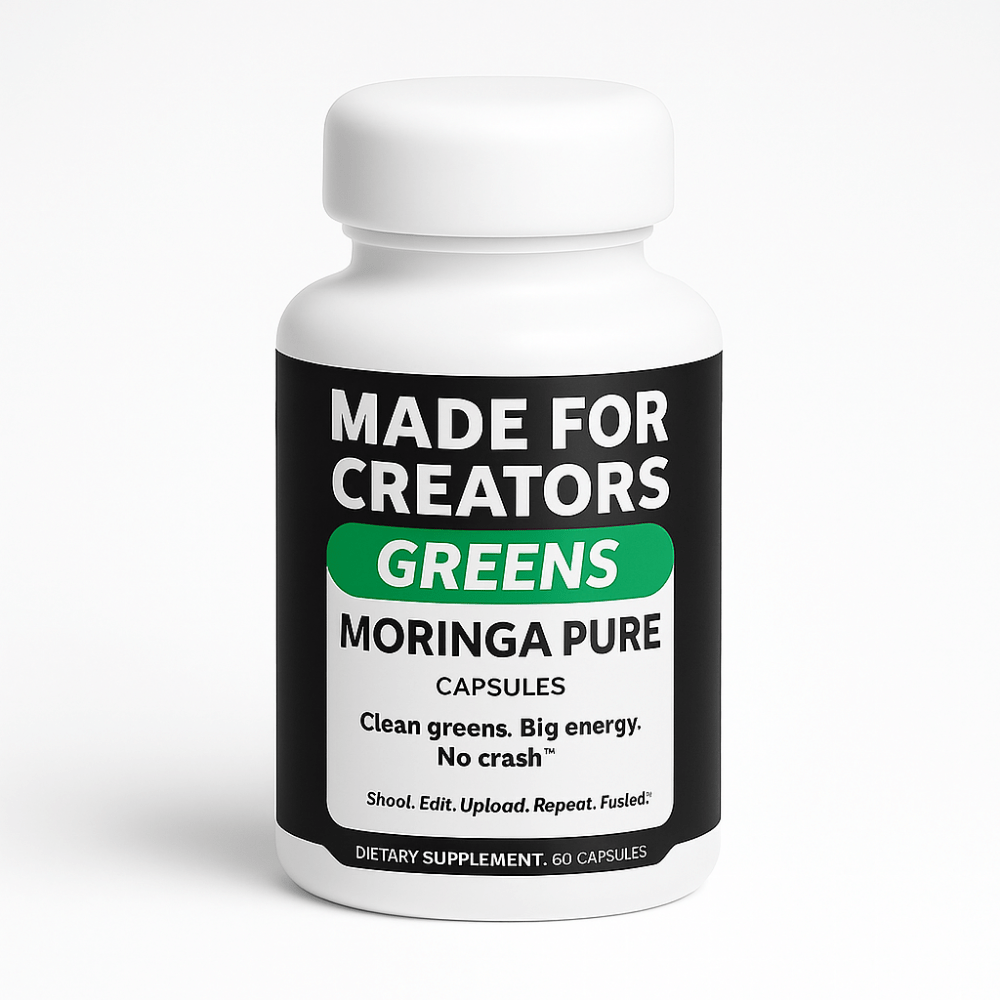 GREENS – Moringa Capsules for Creators - Made For Creators
