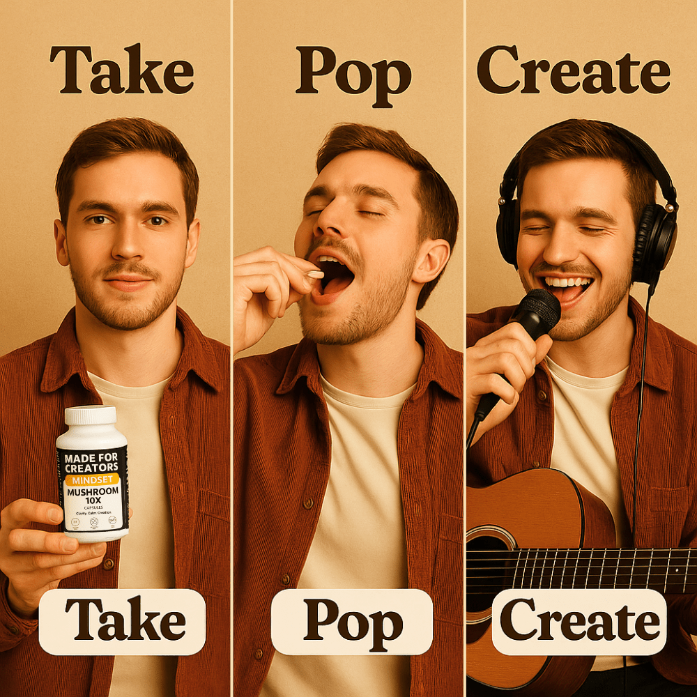 MINDSET – Genius Mushroom Blend for Creators - Made For Creators