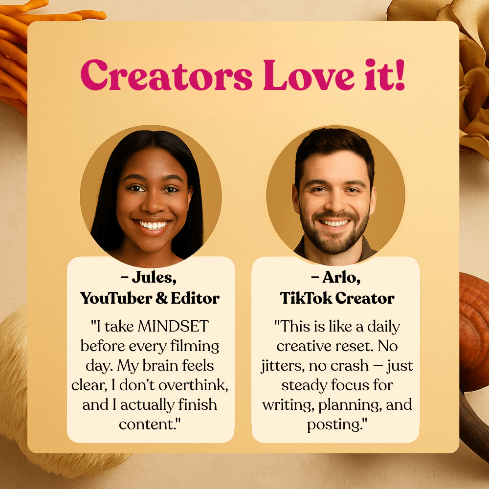 MINDSET – Genius Mushroom Blend for Creators - Made For Creators